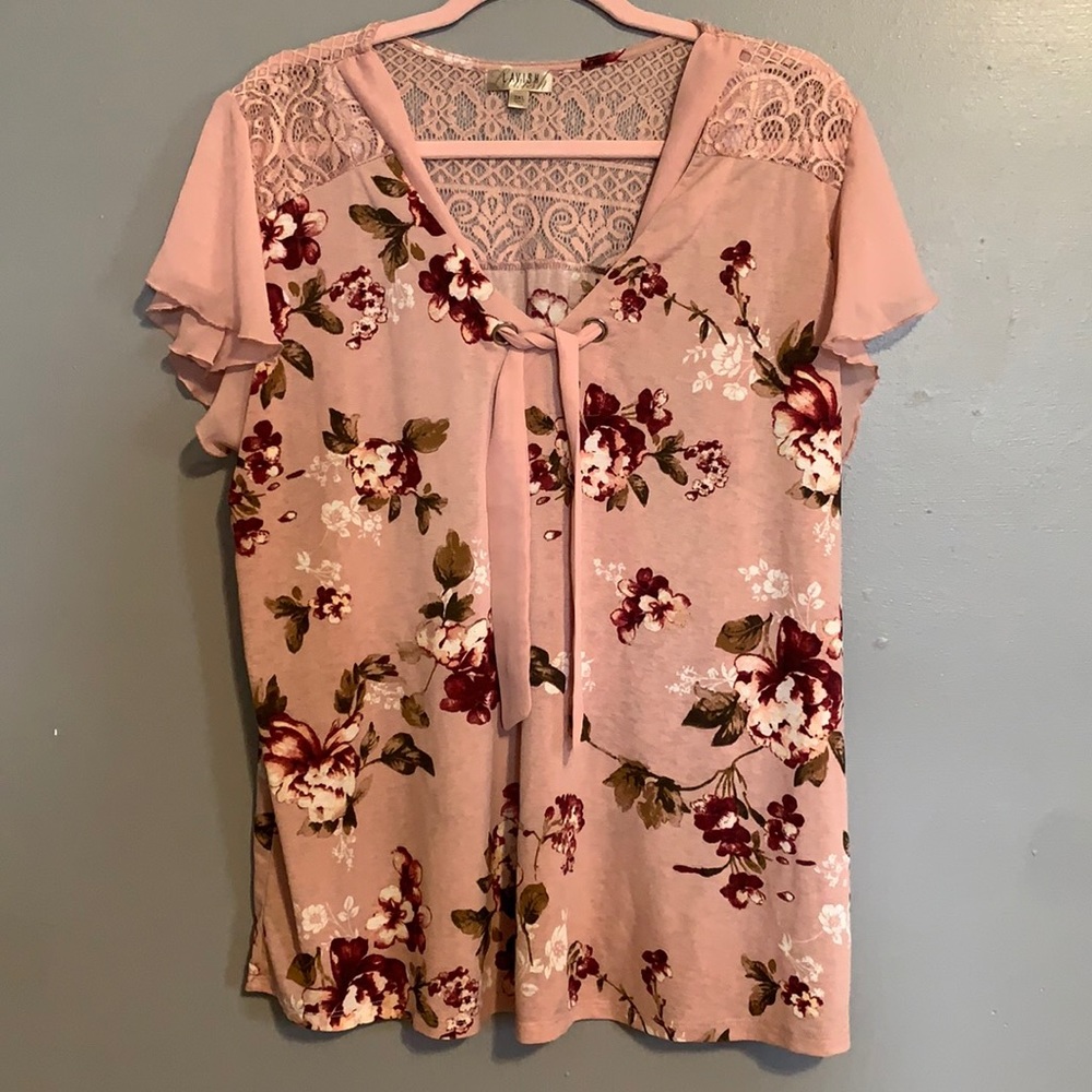 Women’s Short Sleeve Blouse - Plus Size